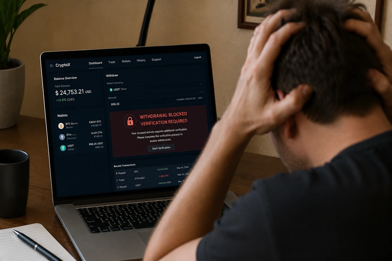 Fake Exchanges & Trading Platforms